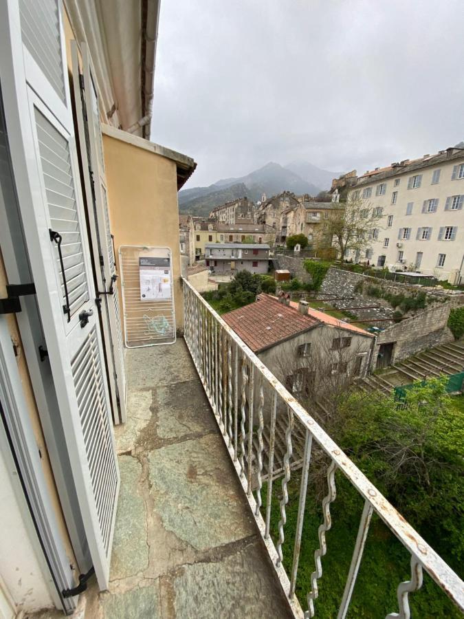 Charmant T1 Plein Centre Corte Au 13 Cours Paoli Wifi Gratuit Calme Lumineux Esterno foto